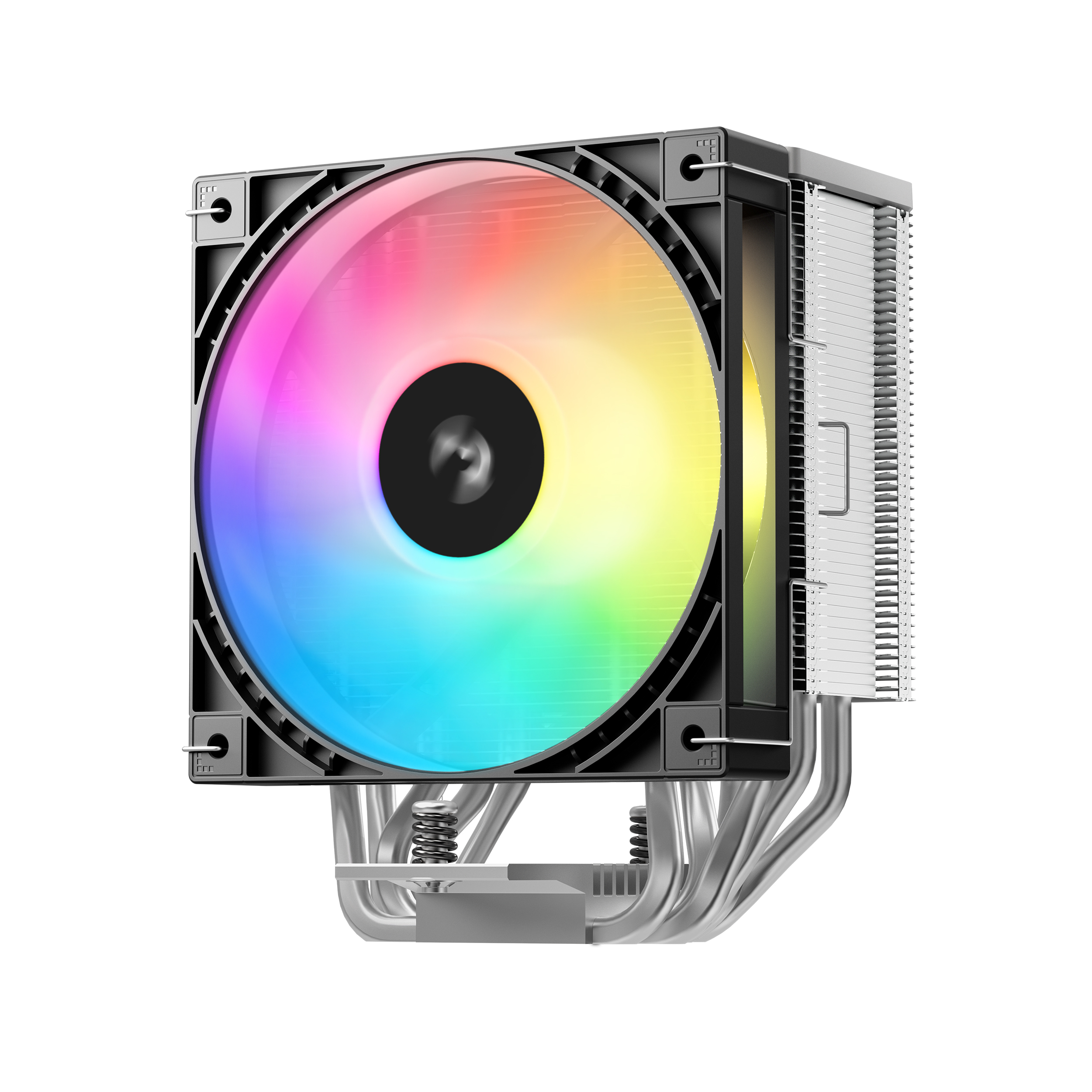 Cooler DeepCool AG600 ARGB, 6 heatpipe-uri, ventilator PWM 120 mm, Intel/AMD - imagine 2