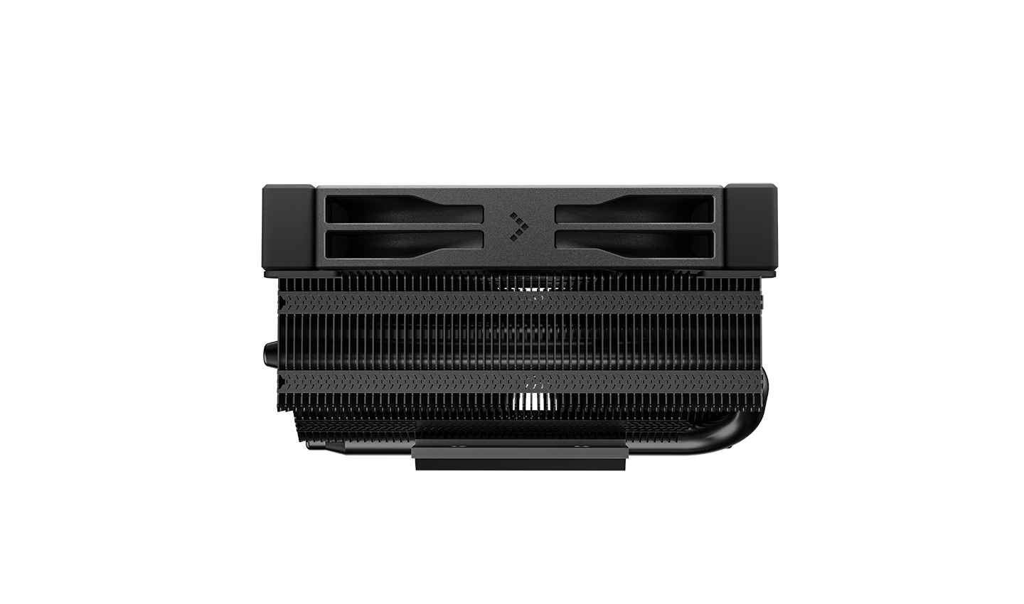 Cooler DeepCool AN400 BK Low-Profile, 92 mm, Intel/AMD, LED Alb - imagine 3