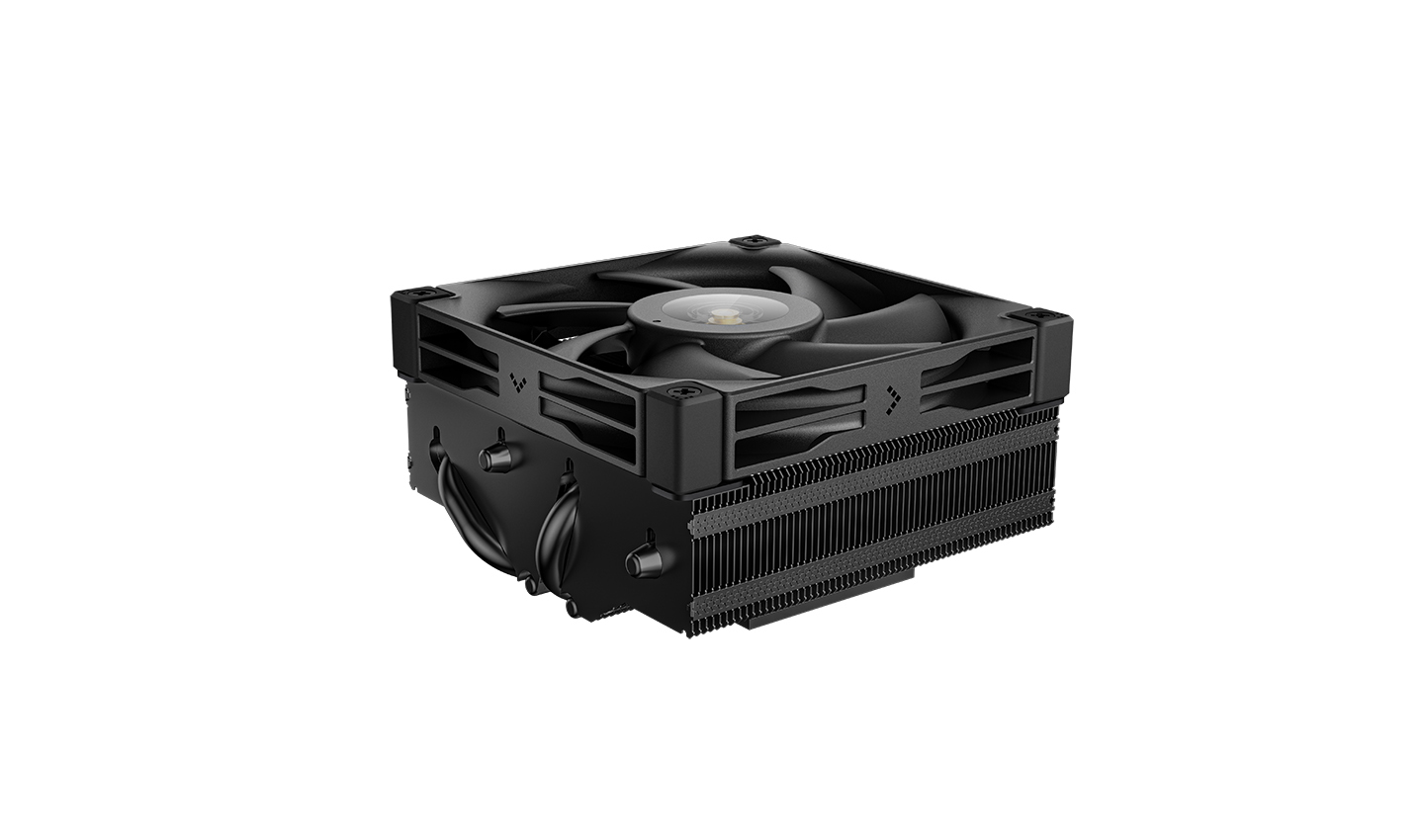 Cooler DeepCool AN400 BK Low-Profile, 92 mm, Intel/AMD, LED Alb - imagine 2