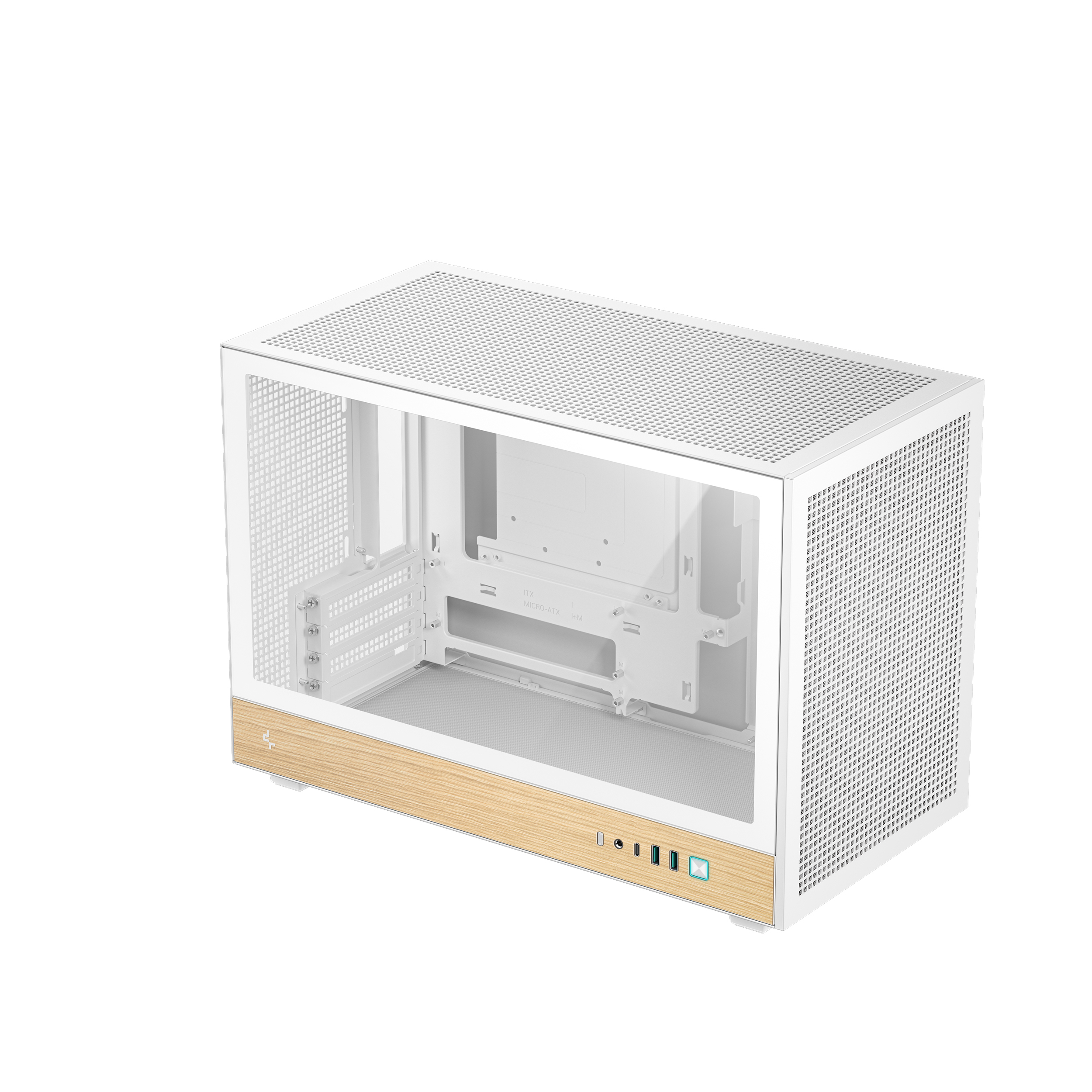 Carcasa DeepCool CH260 Wood WH