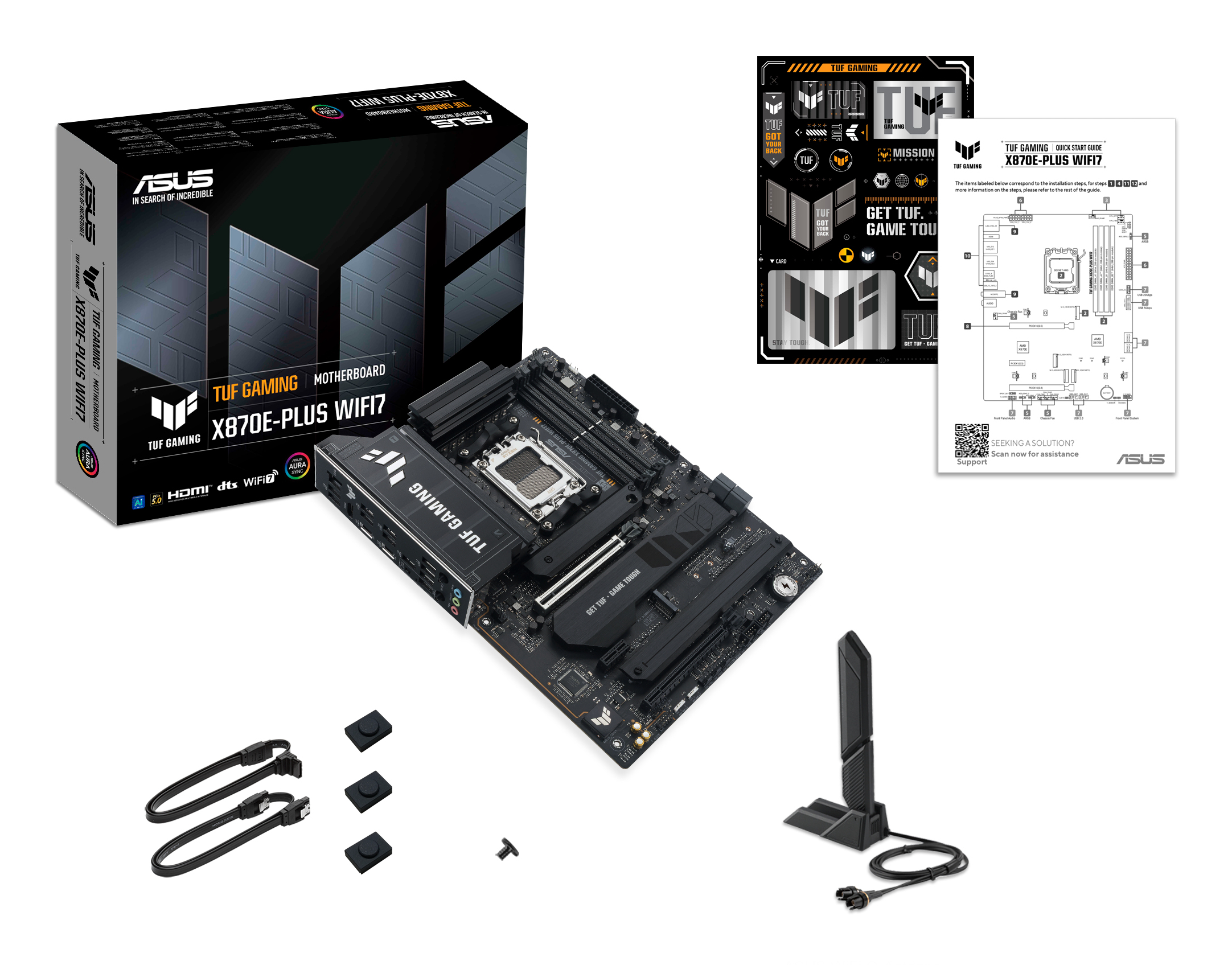 MB AMD X870E SAM5 ATX/TUF GAM X870E-PLUS WIFI7 ASUS "TUF GAMING X870E-PLUS WIFI7" - imagine 4