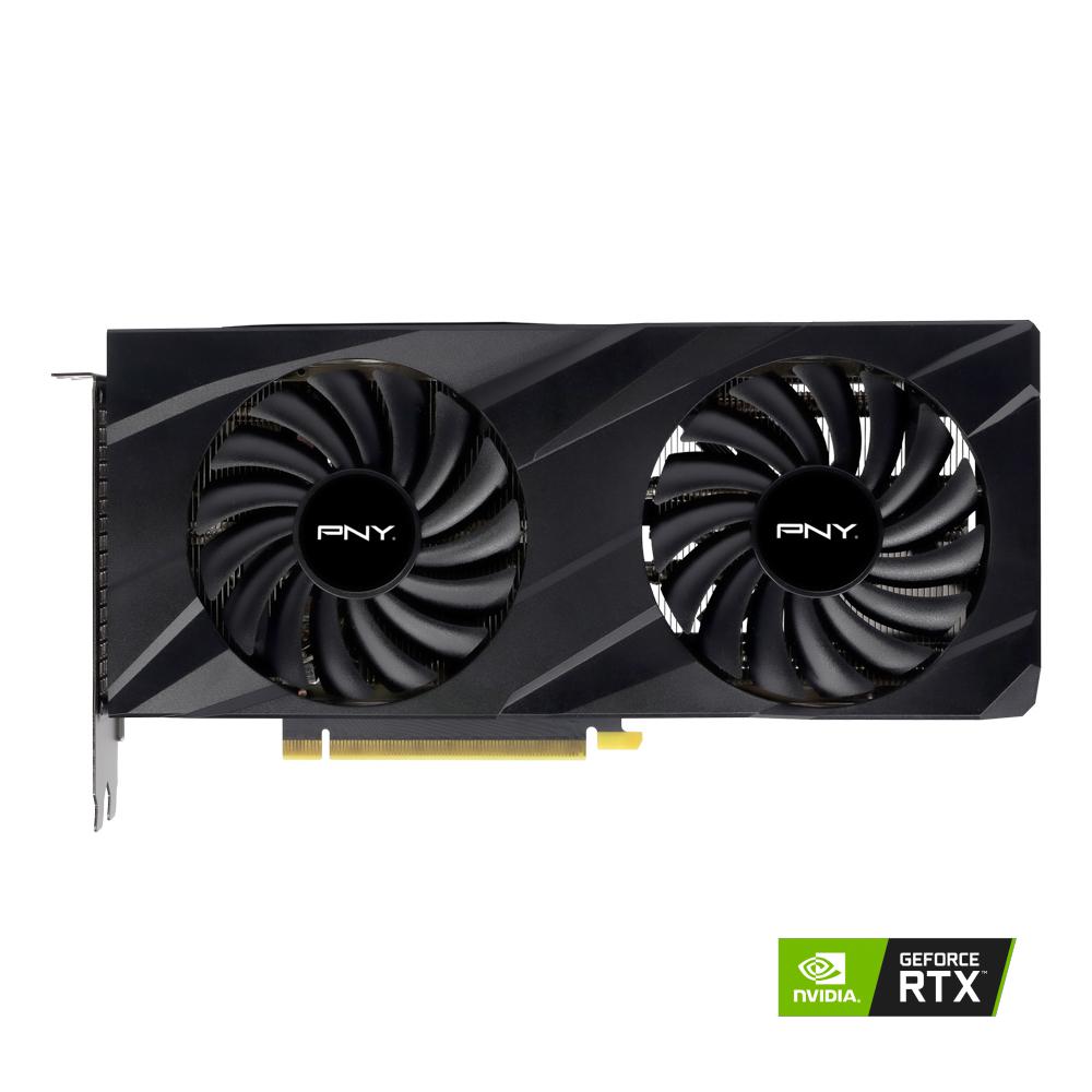 Placă video PNY RTX 3060 Ti 8GB VERTO Dual Fan - imagine 2