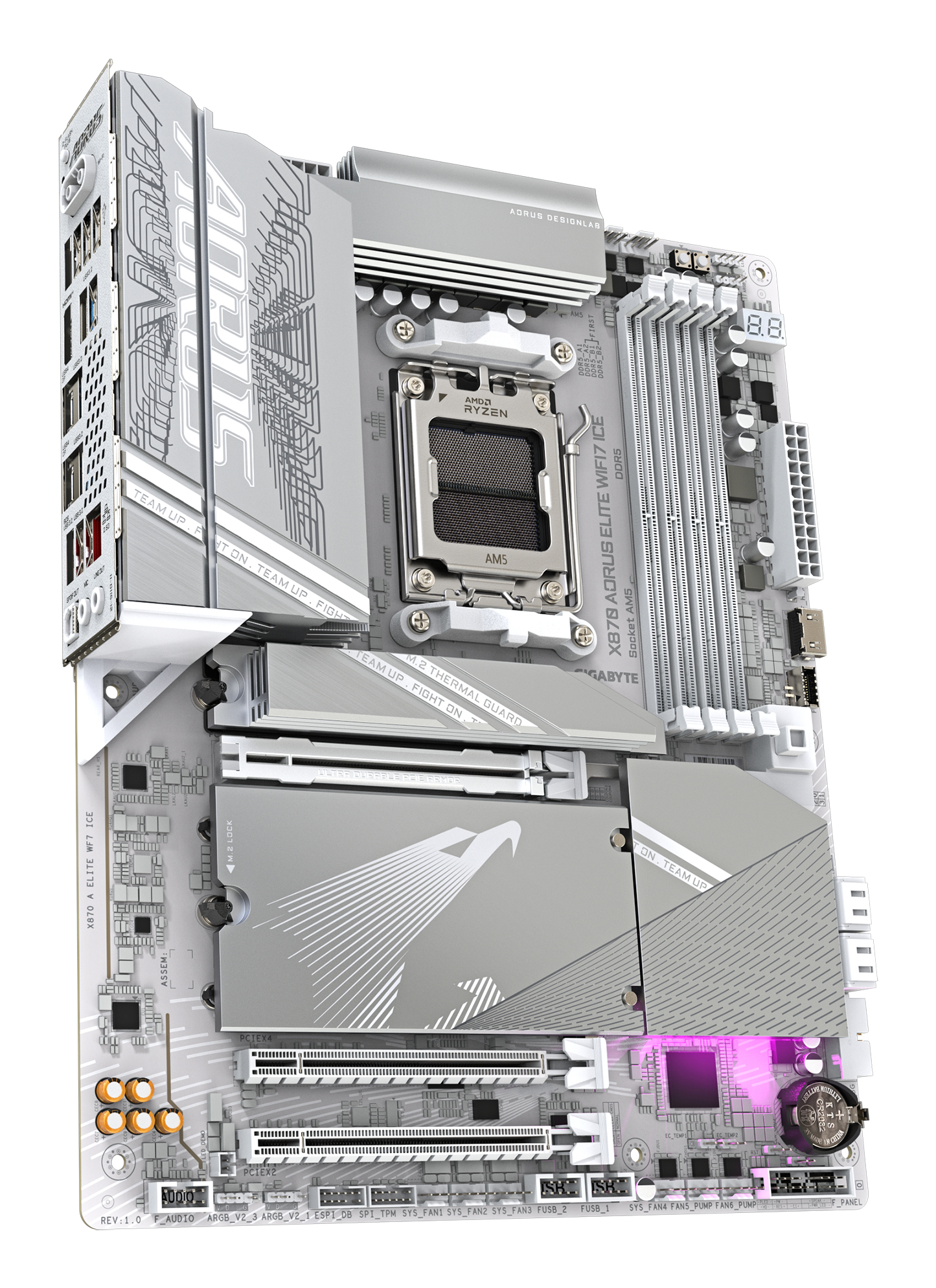 MB AMD X870 SAM5 ATX/X870 A ELITE WF7 ICE GIGABYTE "X870 A ELITE WF7 ICE 1.1" - imagine 3