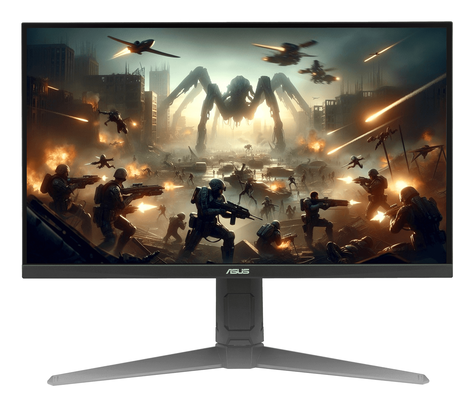 Monitor Asus TUF VG259QMRL5A, 24.5", Fast IPS, Full HD, HDMI, DisplayPort, G-SYNC compatible, AMD FreeSync Premium, Boxe, Pivot, 310Hz, 0.3m, Negru, 90LM0BQ0-B01O71 "VG259QMRL5A" (timbru verde 7 lei) - imagine 2